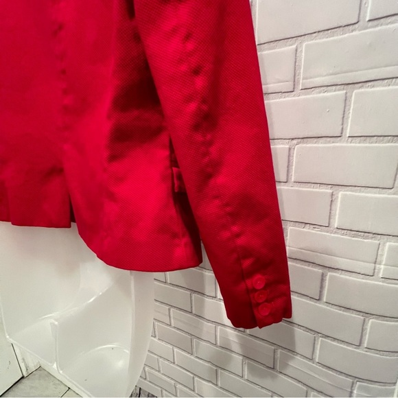 CYNTHIA ROWLEY women red blazer/size S - Picture 6 of 10